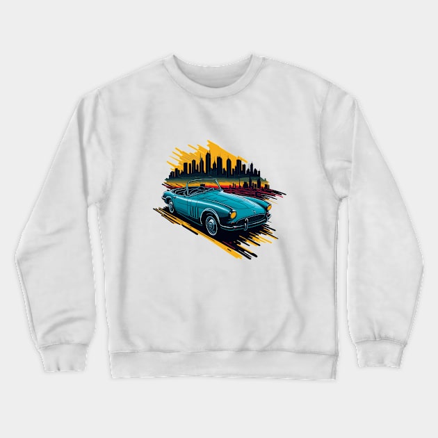 Triumph Spitfire Vintage Car Art Crewneck Sweatshirt by Cruise Dresses